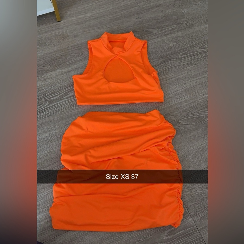 SHEIN Orange set
